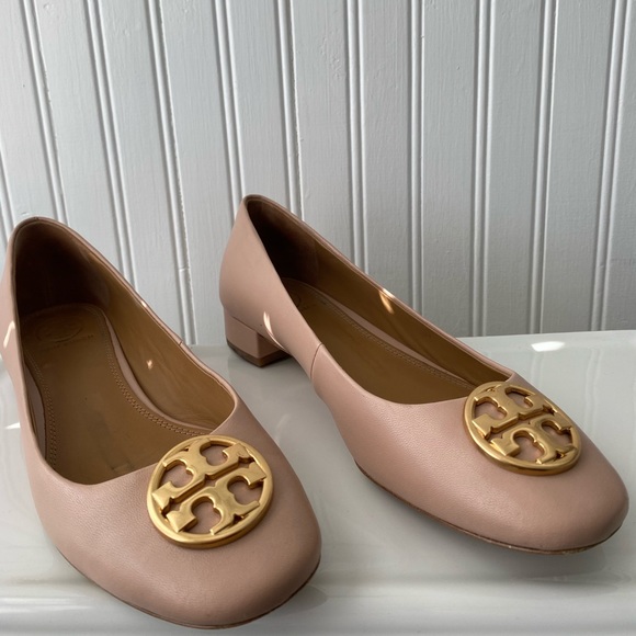 Tory Burch Chelsea Napa Leather Ballet Flat, Size 8 - Picture 2 of 7